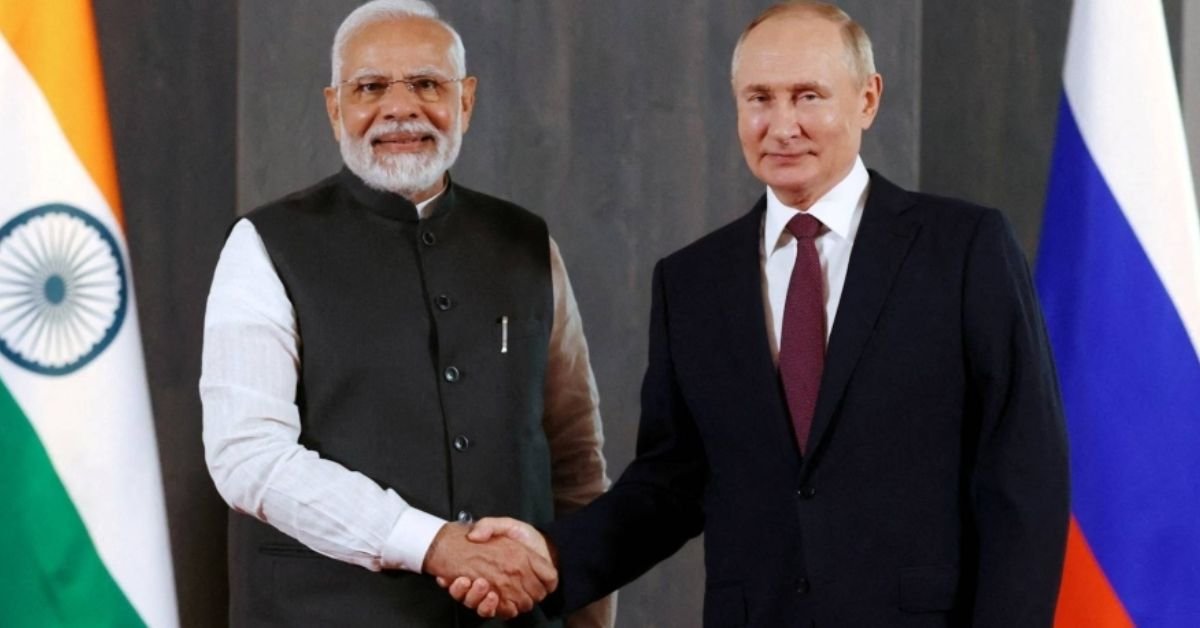 meating narendra modi with putin