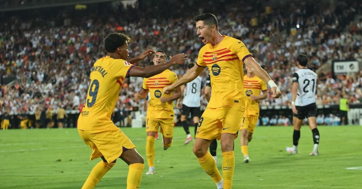 Barcelonas winning start under Hansi Flick 2 1 win over Valencia