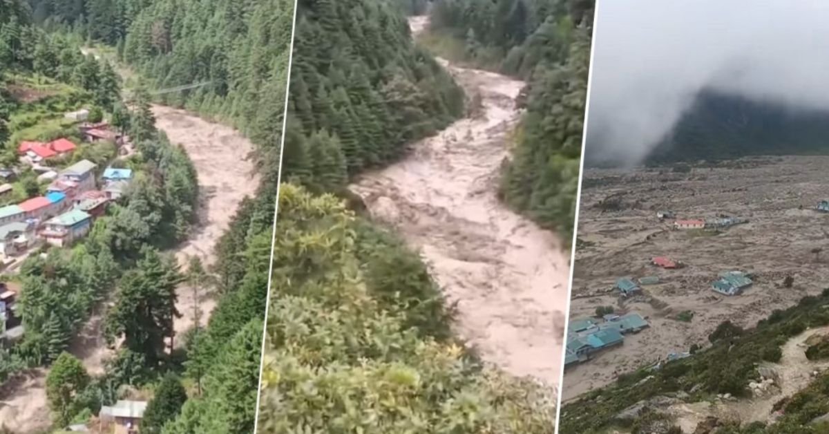 In Solukhumbu, the flood-water and meteorology department requested the residents of the lower coastal areas to be on high alert