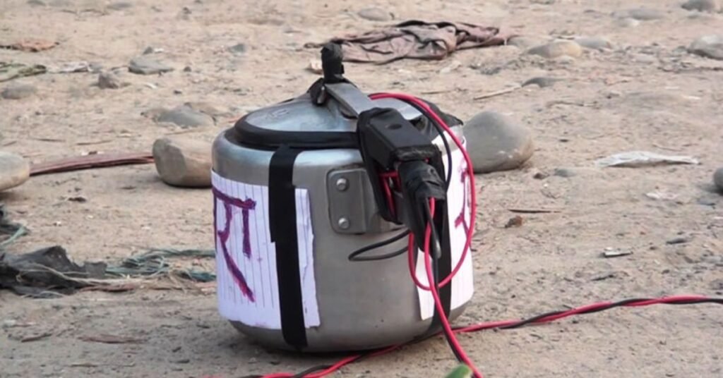 Pressure cooker bomb found in Chandragiri Nepal Army team disposes