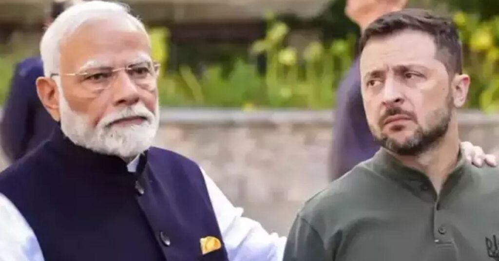 Prime Minister Modi is in Ukraine on Friday meeting with Zelensky and visiting the region affected by the Russian attack