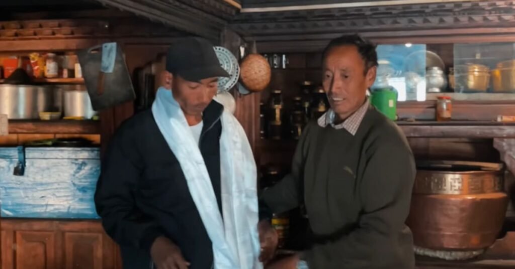 Sahu Tsi Lama bids farewell to Prakash Tamang Kale Moktan with a promise to send Rs 10 lakh