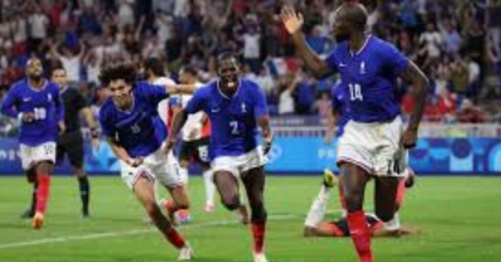 Spain and France for the mens soccer gold medal 2