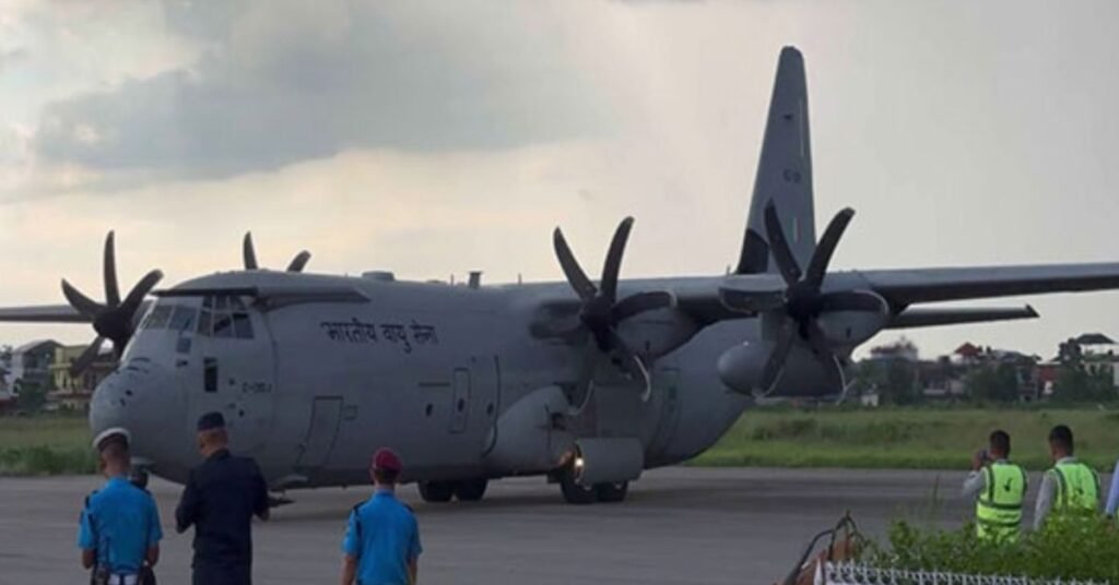 The bodies of the 25 people who died in the Tanahun bus accident were taken to Mumbai by an Indian Air Force plane