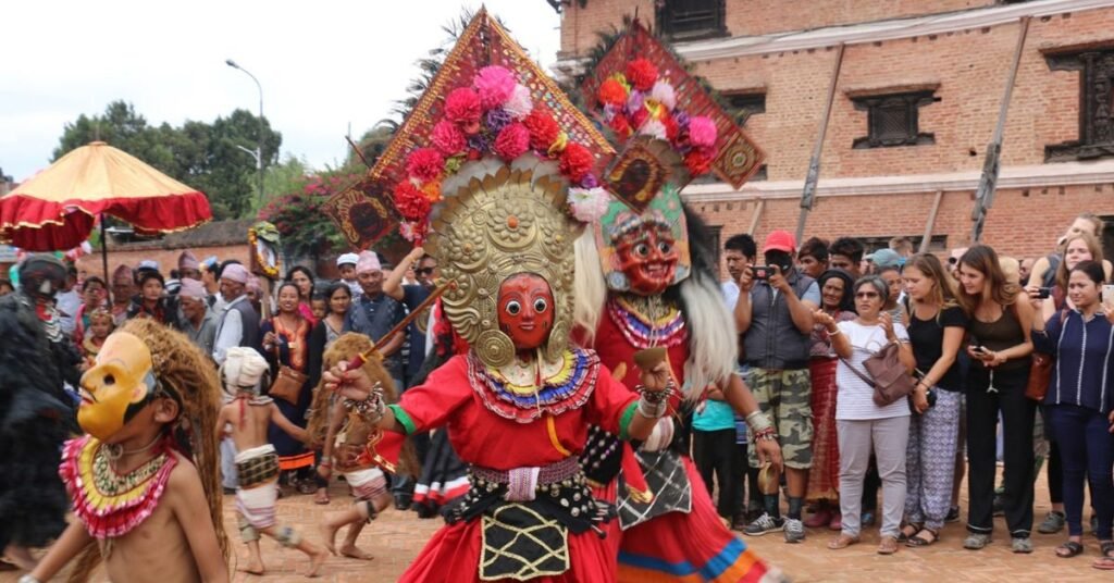 Today Gaijatra festival is being celebrated across the country with pomp comedy and social farce programs