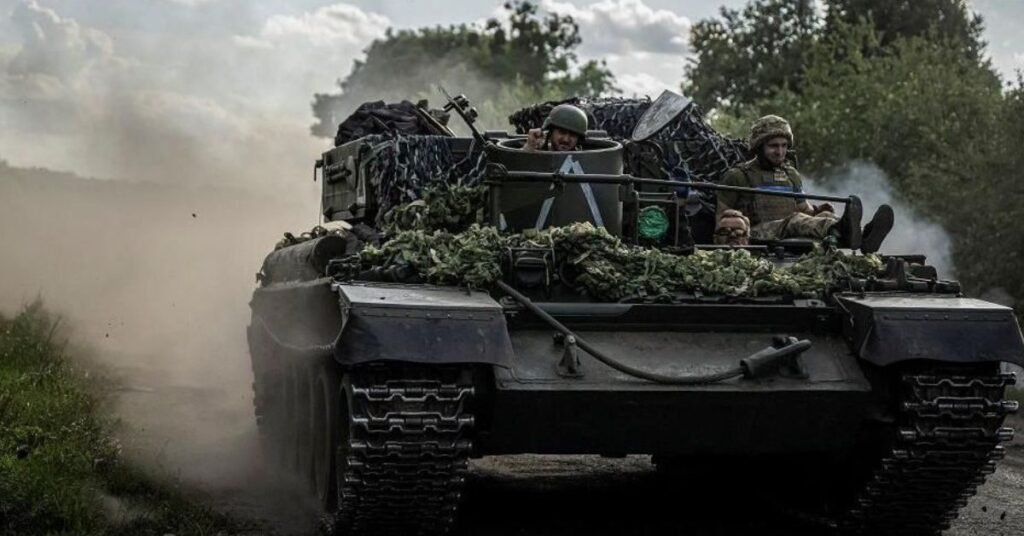 Ukrainian troops enter Russias Kursk region President Zelensky claims