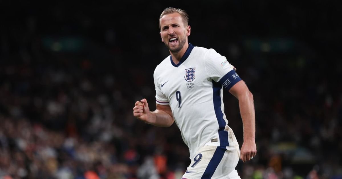 Harry Kane scored twice in his 100th international as England beat Finland 2 0