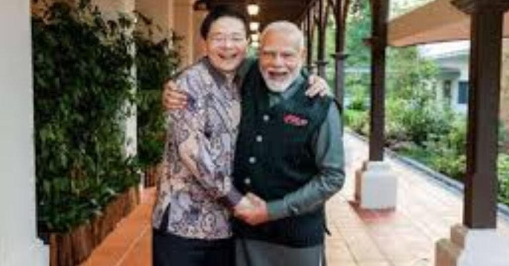 Indian Prime Minister Modi in Singapore