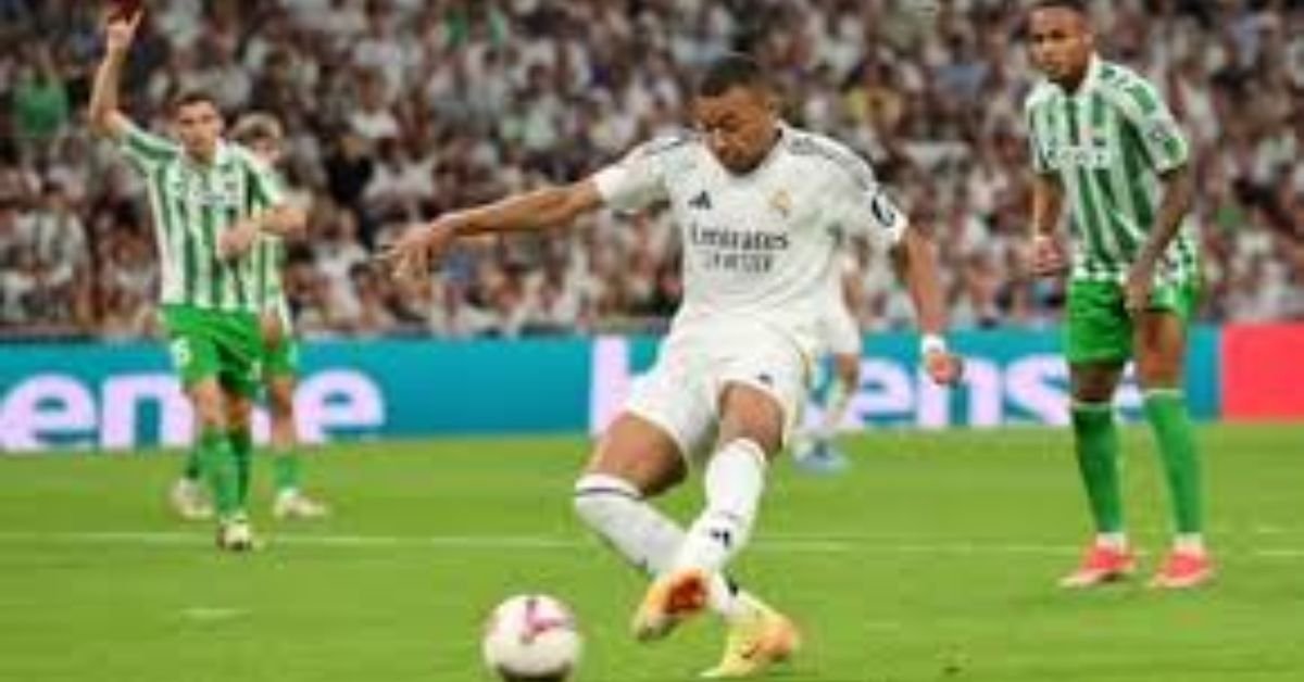 Kylian Mbappe scored twice to help Real Madrid beat Real Betis 2 0