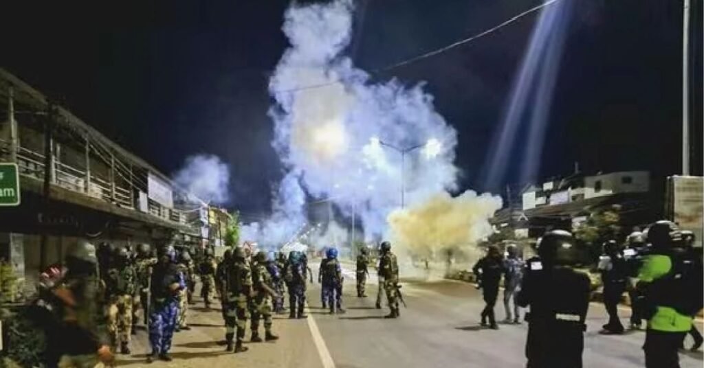 One dead 6 injured in Manipurs rocket attack by insurgents