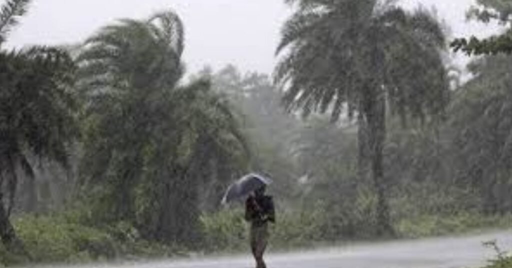 Overwhelmed by Monsoon winds heavy rains in some places