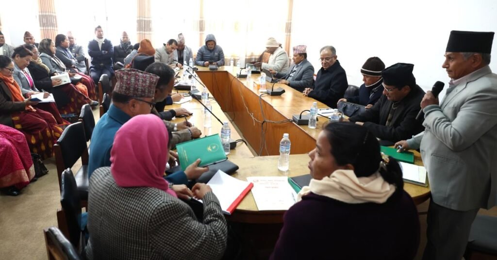 The Maoist centers blockade of the parliament continues and the ruling partys preparations to remove the deputy speaker are to be strongly countered