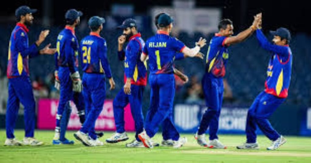 Nepal is playing against USA in the first match of their third series under ICC Cricket World Cup League Two