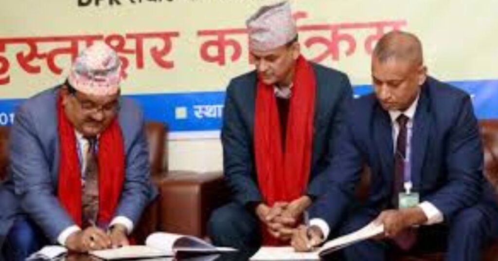 The highly risky aviation fuel depot transfer process at Sinamangal in Kathmandu has started