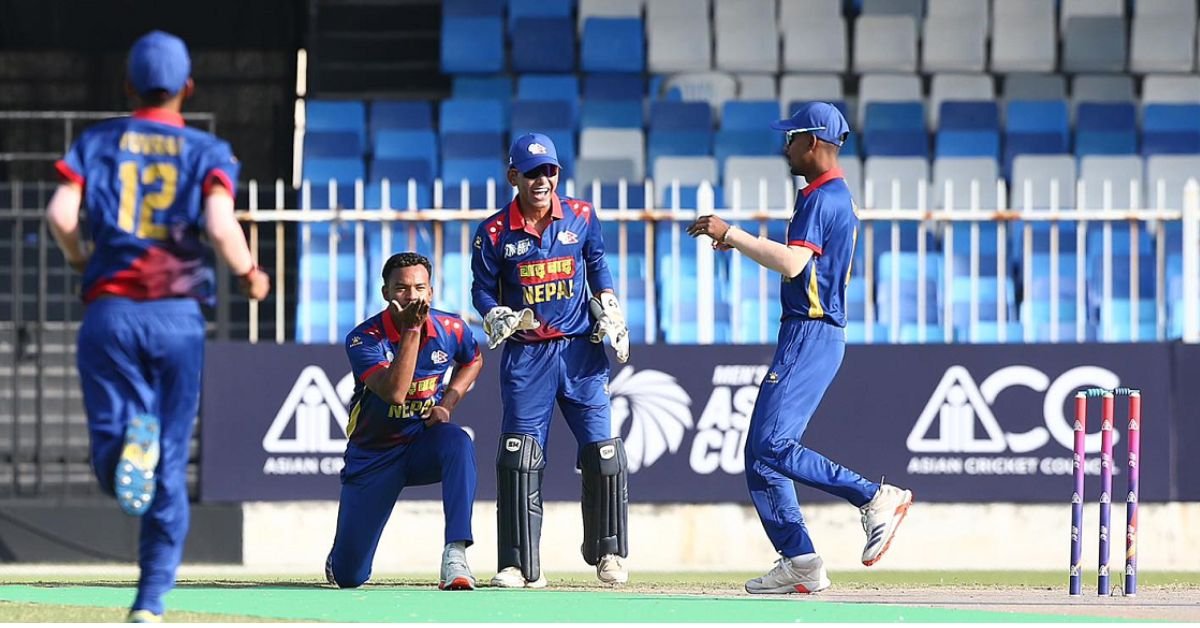 Nepal defeated Afghanistan in U 19 Asia Cup Cricket