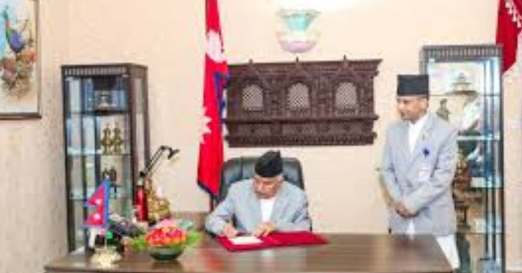 President Paudel issued an ordinance on cooperatives