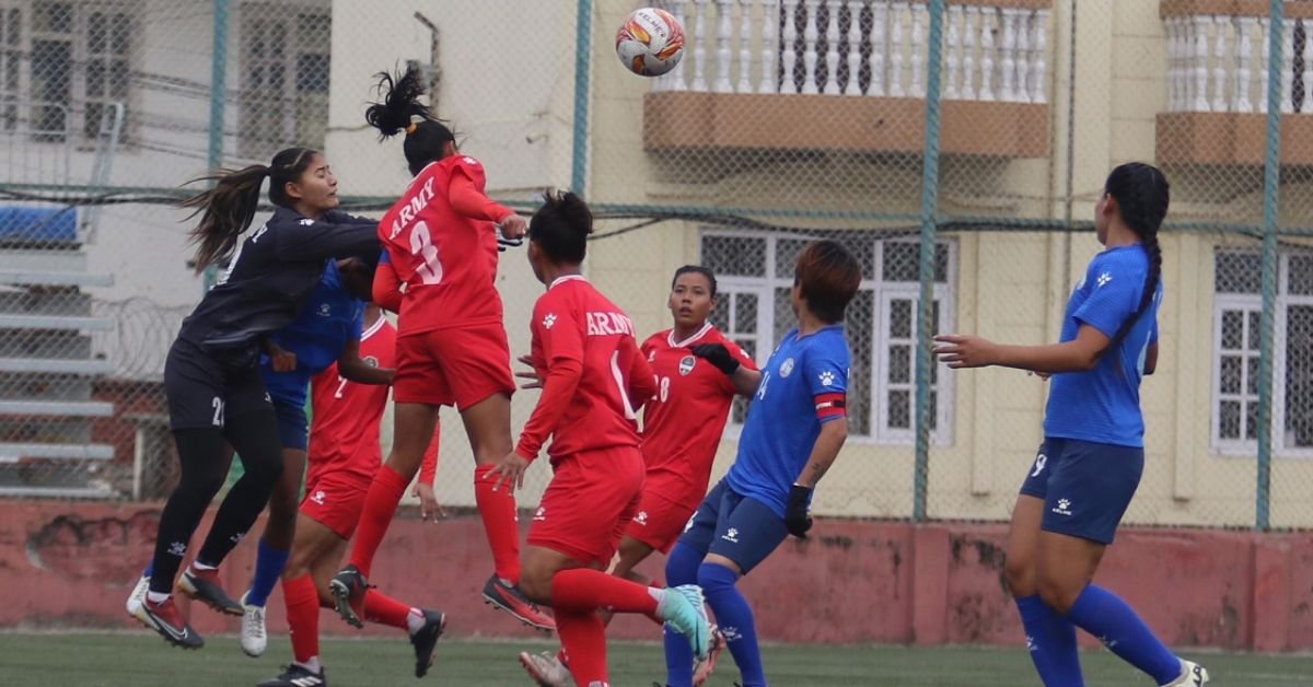 Army and Police Club tied sharing points in final stage of ANFA Womens League