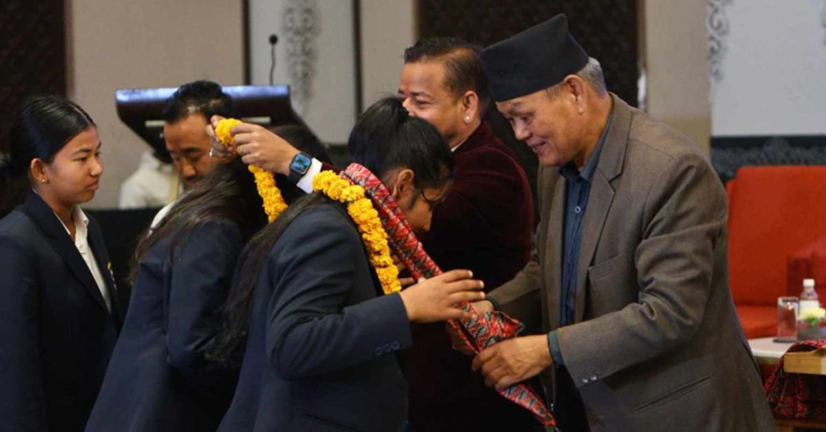 Farewell to the Nepalese team for the ICC U 19 Womens T20 World Cup in Malaysia