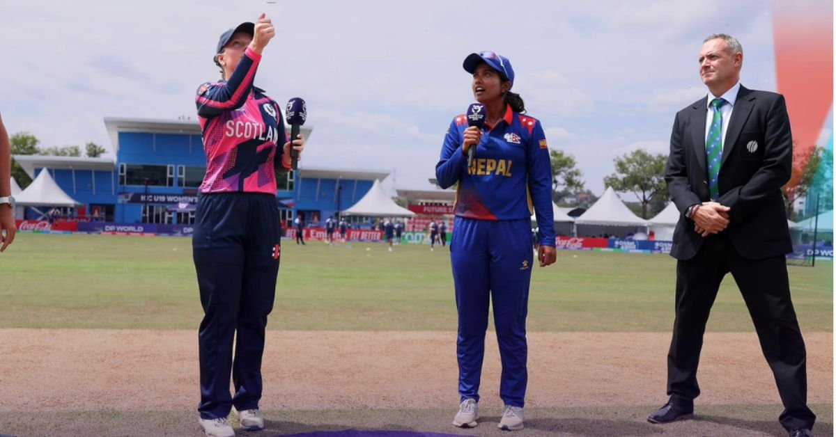 ICC U 19 T 20 Womens World Cup Nepal starts batting first against Scotland